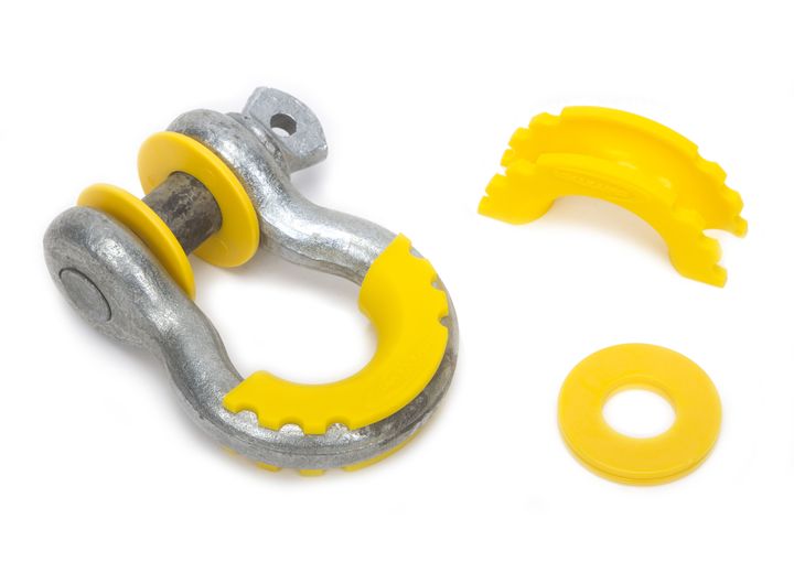D-RING ISOLATOR AND WASHERS; YELLOW