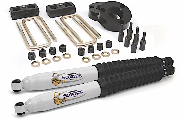05-16 TOYOTA TACOMA 2/4WD COMBO KIT W/ 2-1/2 IN. LIFT KIT & SCORPION SHOCKS (REAR ONLY)