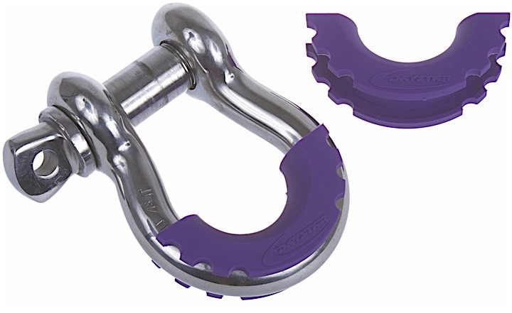 D-RING ISOLATORS(FITS STD 3/4IN D-RINGS/SHACKLES-PURPLE)