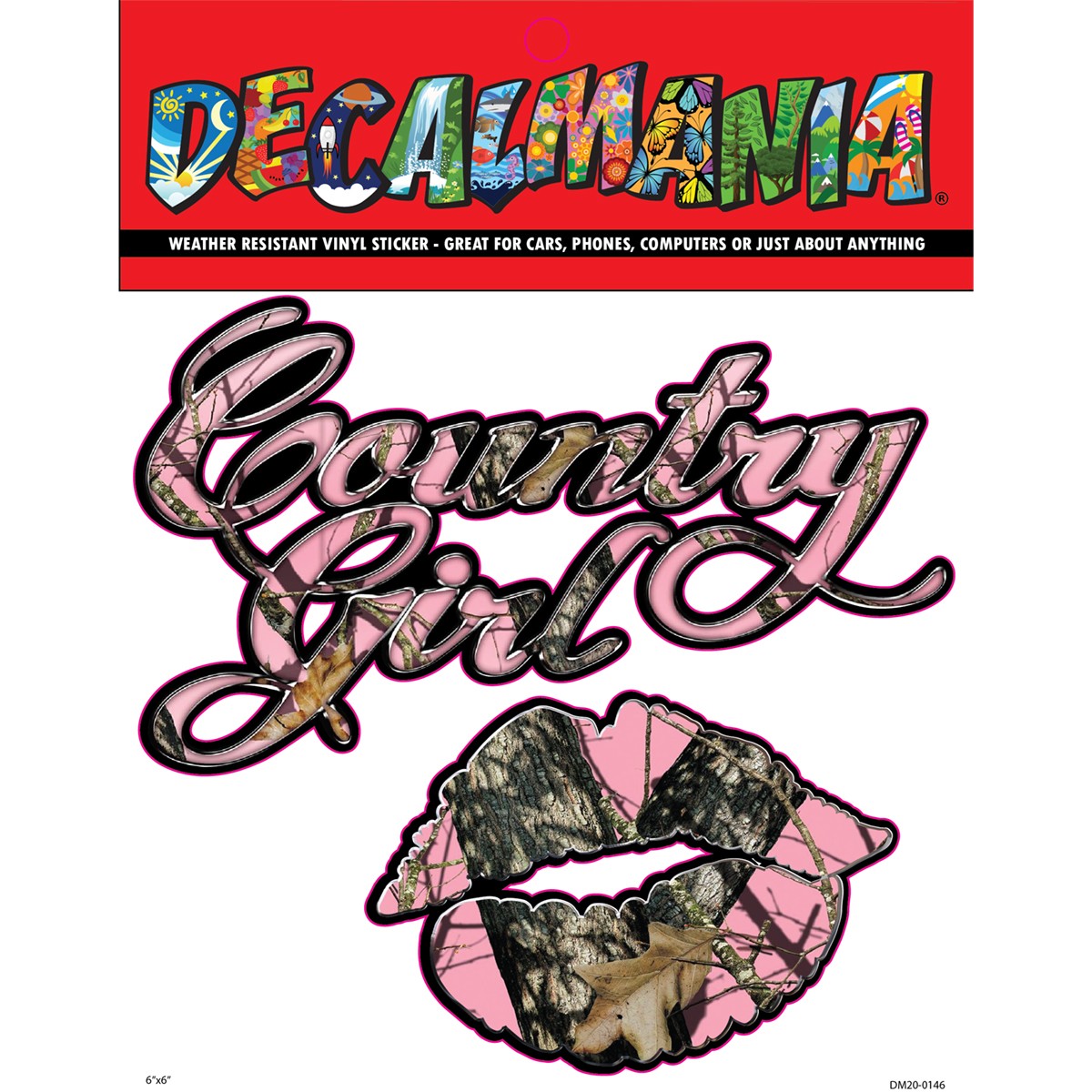 DecalMania - Country Girl 1PK 6in