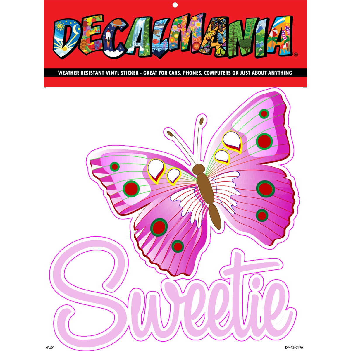 DecalMania - Sweetie 1PK 6IN