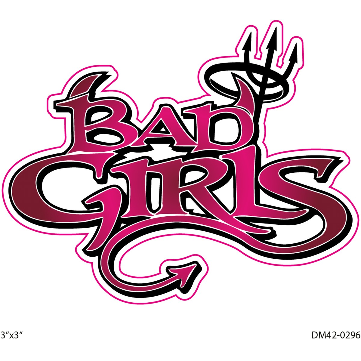 DecalMania - Bad Girls 2PK 3 .in Decal
