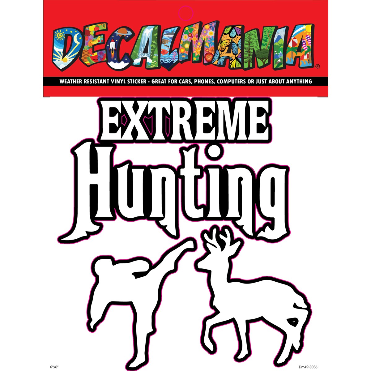 Decal Extreme Hunting 1PK 6in