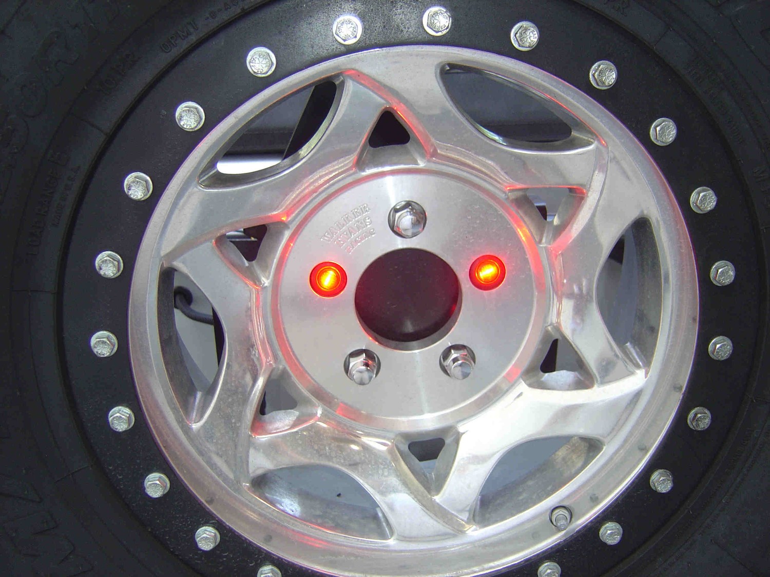 Lug-Nut-Lite Kit - 3rd Brake Light For Spare Tire