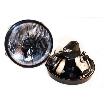 Classic 7-inch Hi-Lo LED Headlight Set with Amber LED City Lights