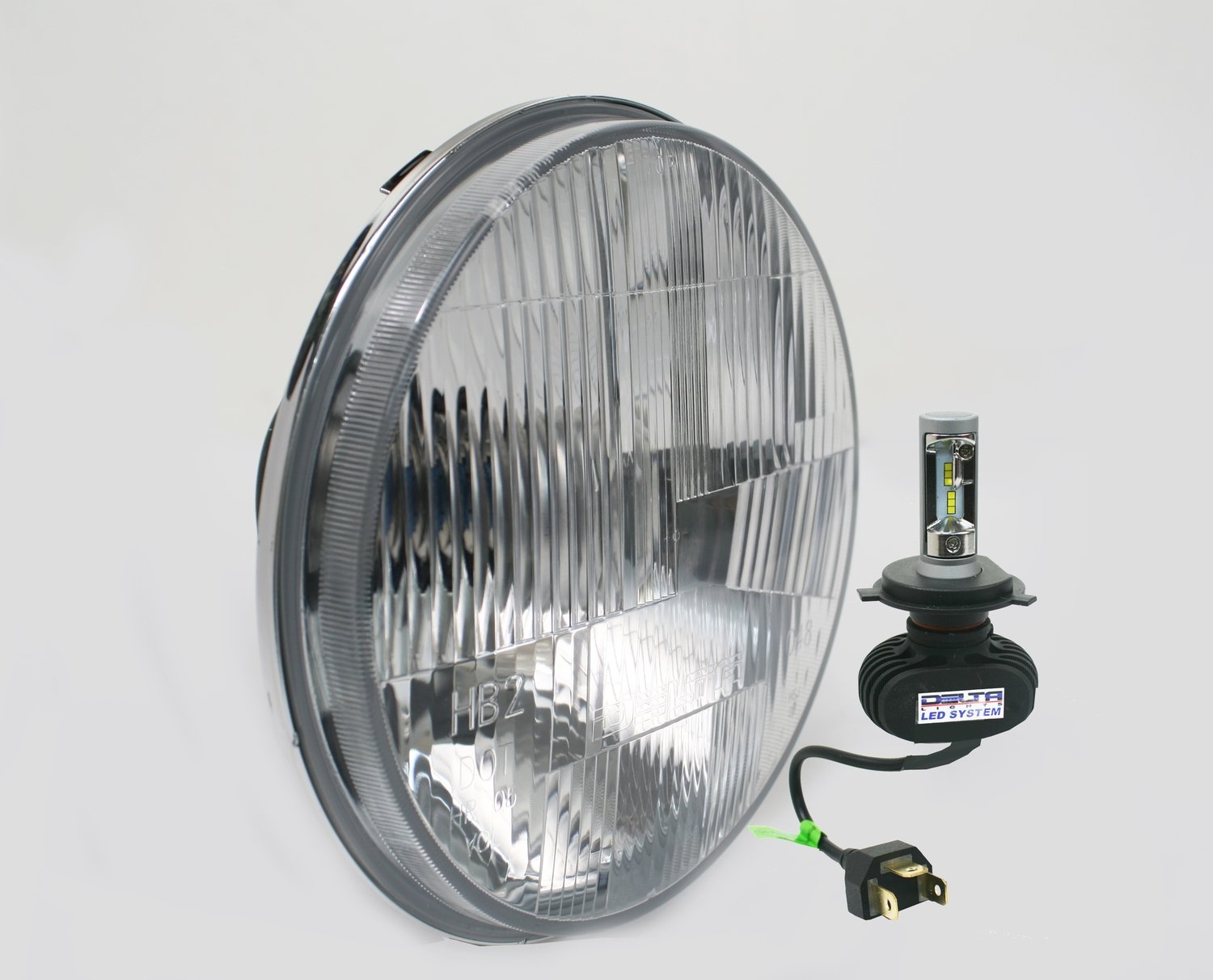 BOLT High-Power 7-inch LED Headlight Set - 8,000 Lumens