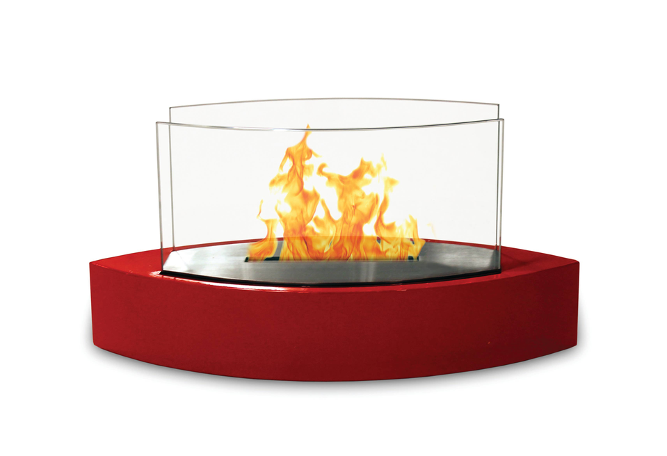 Anywhere Fireplace Tabletop Fireplace Lexington Model Red