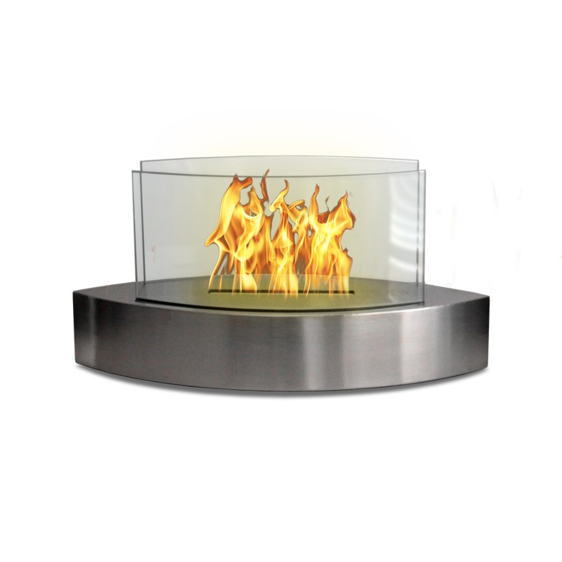Anywhere Fireplace Tabletop Fireplace Lexington Steel