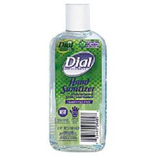 Dial Professional Hand Sanitizer - 4 fl oz (118.3 mL) - Flip Top Bottle Dispenser - Kill Germs, Bacteria Remover - Hand - Clear 