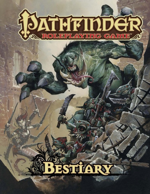 Pathfinder Roleplaying Game Bestiary Book (Hardcover)