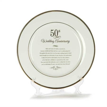50 Years Ago Porcelain Plate