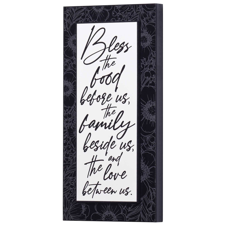 Bless The Food Before Us Wall Plaque