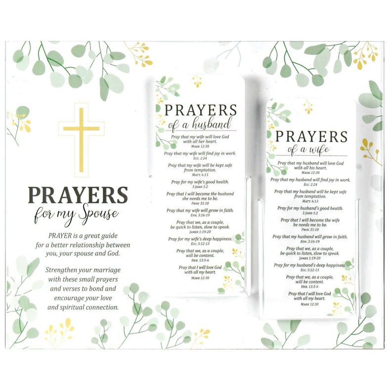 Bookmark Card Prayer Husband Wife Disp Asst