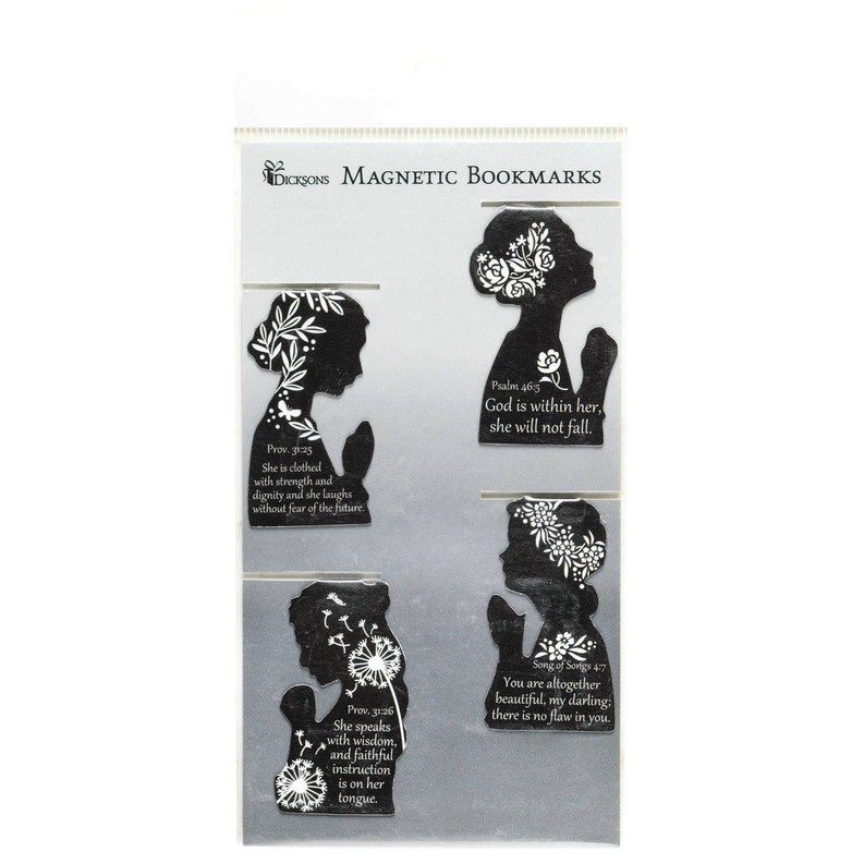 Bookmark Magnet 4 Piece Silhouette Vinyl