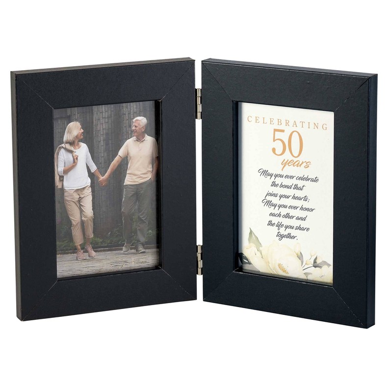 Celebrating 50 Years Double Photo Frame