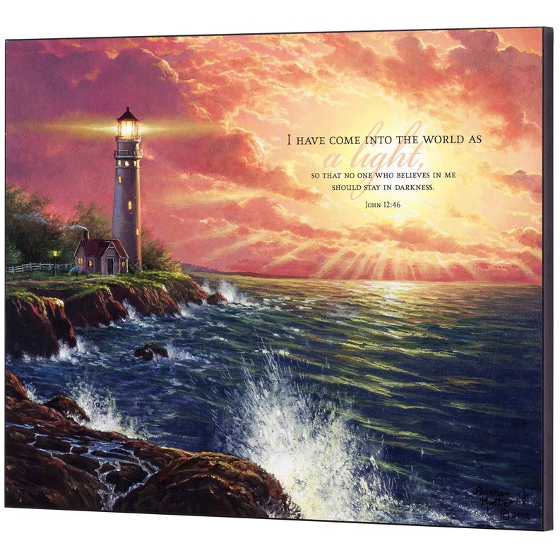 Clearing Skys John 12:46 Wall Plaque