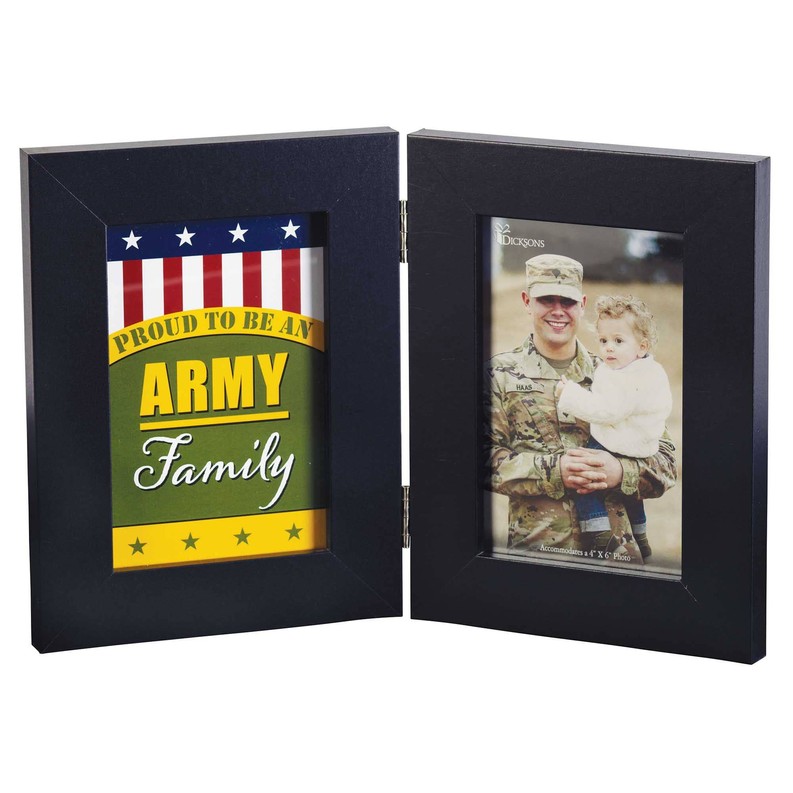 Double Photo Frame Proud Army Family