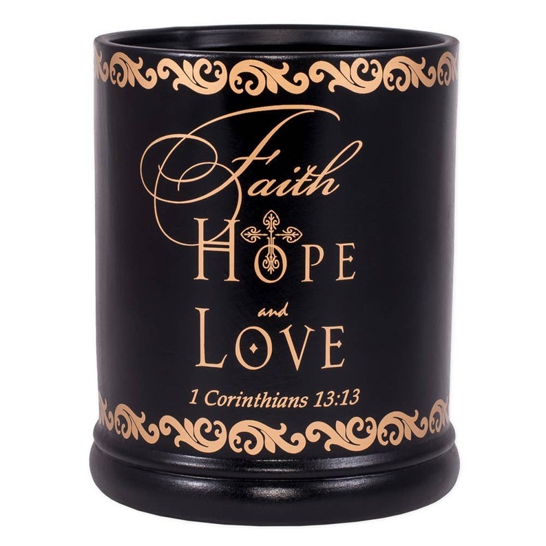 Faith Hope Love Jar Candle Warmer