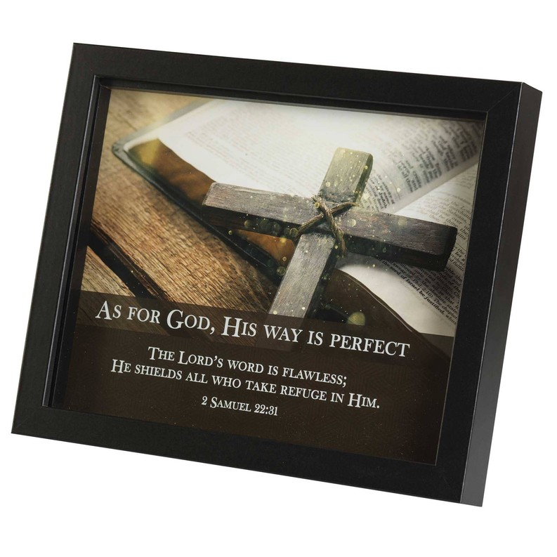 Framed Wall Art As For God His Way