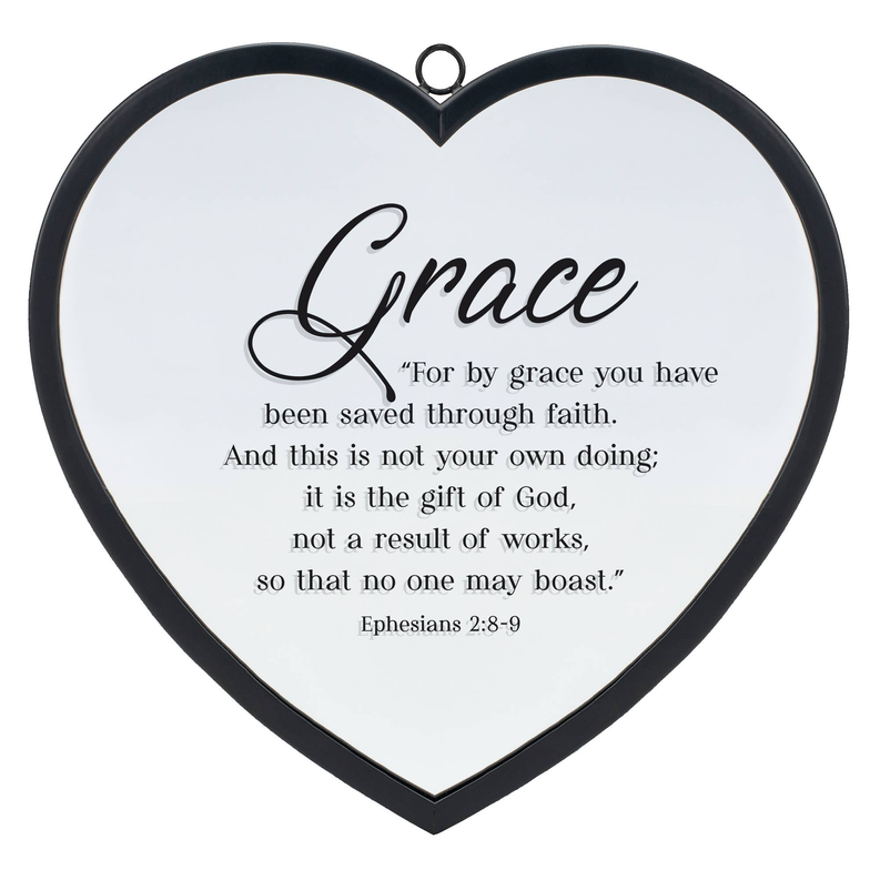 Heart Mirror Grace Eph. 2:8-9 Lrg 