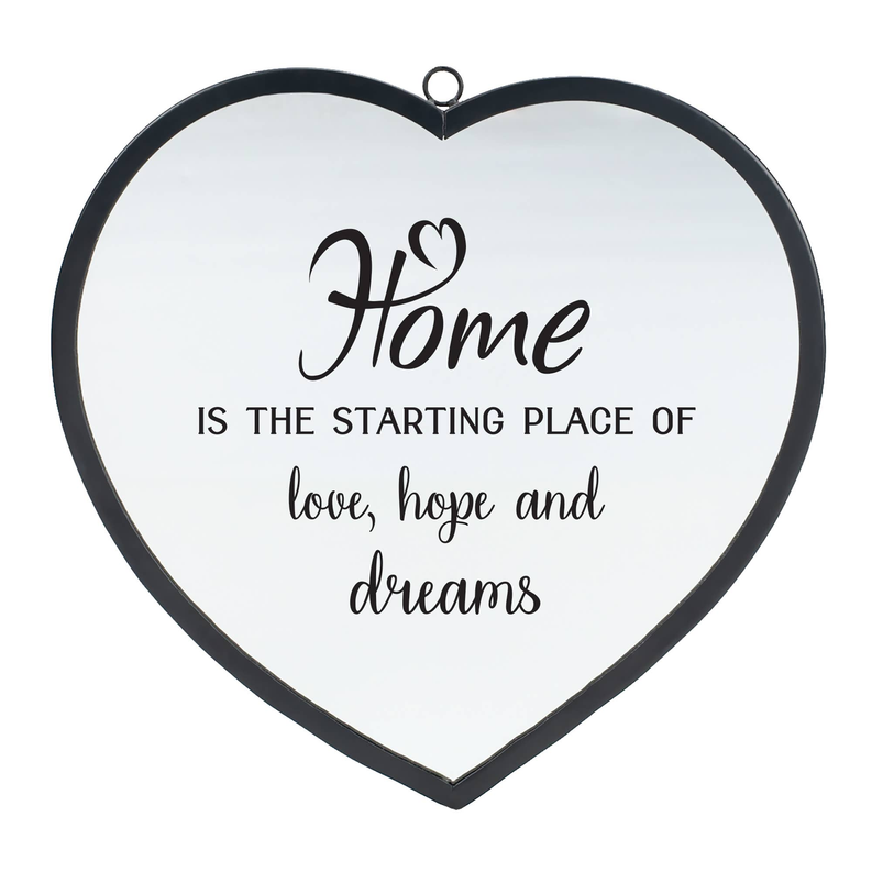 Heart Mirror Home Is Place 