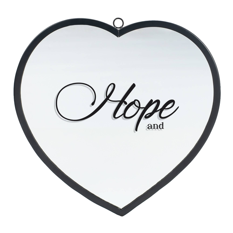 Heart Mirror Hope 1 Cor. 13:13 Med 