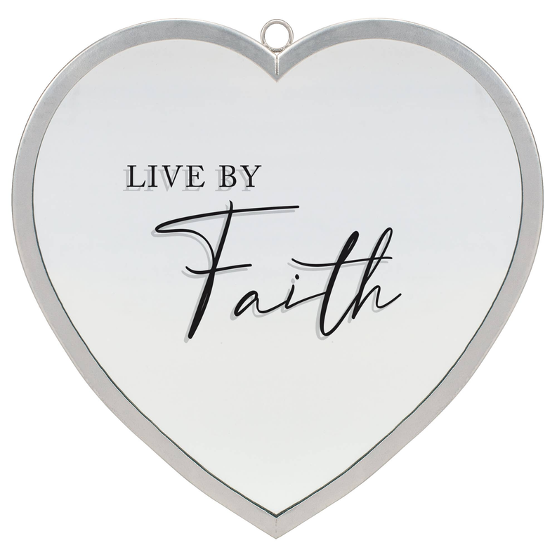 Heart Mirror Live By Faith Silver