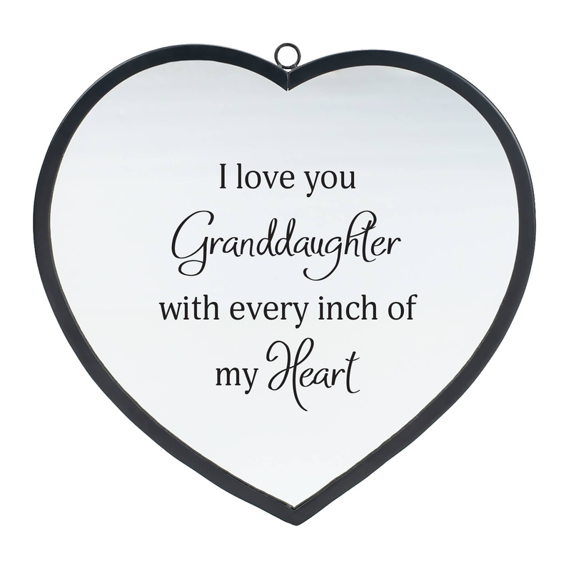 Heart Mirror Love You Granddaughter Sm
