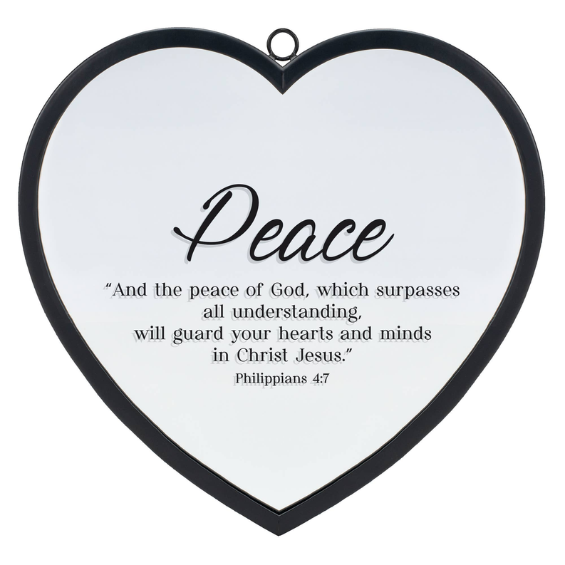 Heart Mirror Peace Phil. 4:7 Lrg 