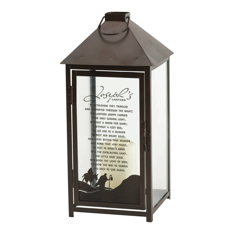 Joesph's Lantern With Led Candle Home Decor