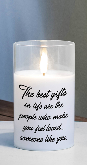 Led Candle Best Gifts In Life Are 