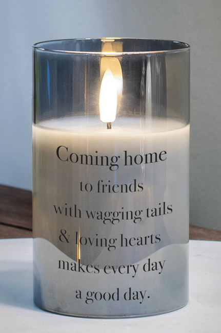 Led Candle Coming Home To Friends 