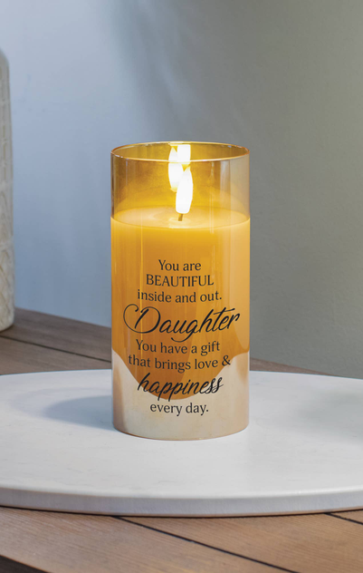 Led Candle Daughter You Are 