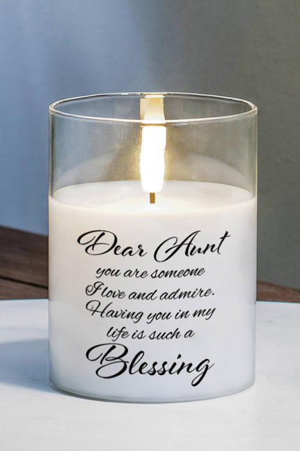 Led Candle Dear Aunt You Are Someone 