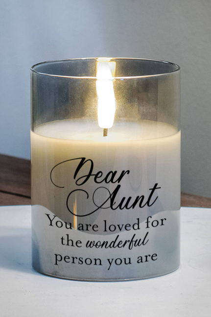 Led Candle Dear Aunt, You Are Loved 