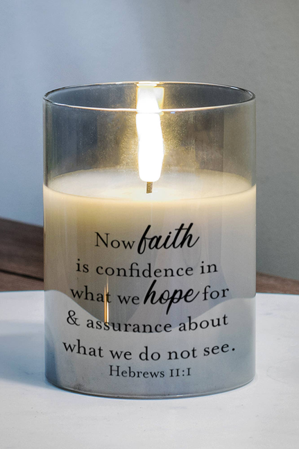 Led Candle Faith Is Heb 11:1 4In 