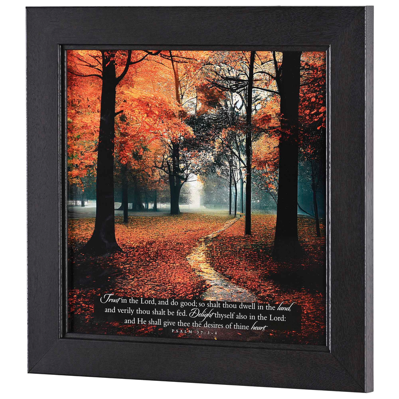 Framed Wall Art Trust In The Lord 12x12