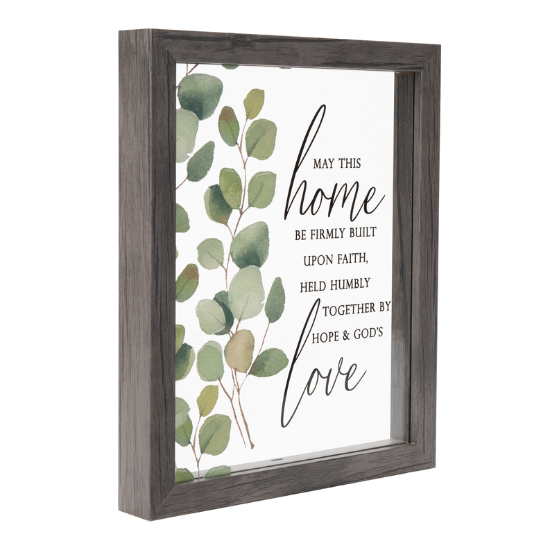 Framed Wall Art May This Home Be Built