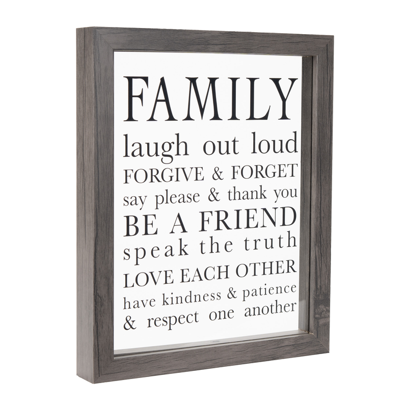 Framed Wall Art Family, Laugh Out Loud