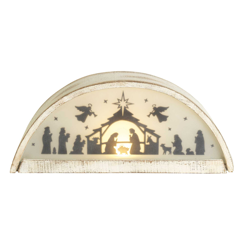 1-Piece Nativity Lighted LED 15in