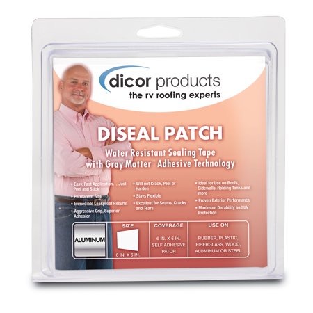 Diseal Sealing Tape 6In X 6In  Aluminum Patch