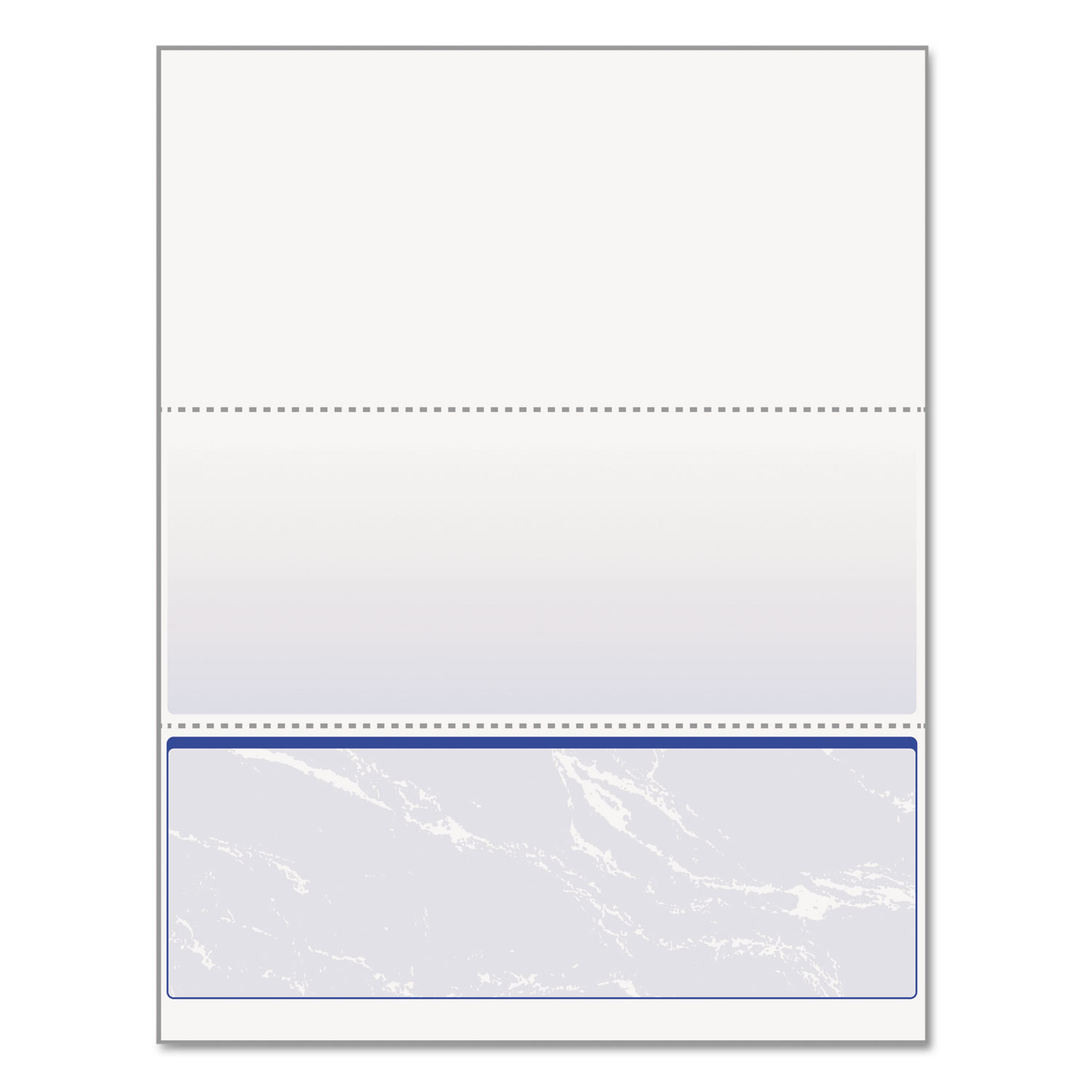 DocuGard Security Business Checks - Letter - 8 1/2" x 11" - 24 lb Basis Weight - Smooth - 500 / Ream - Erasure Protection, Water