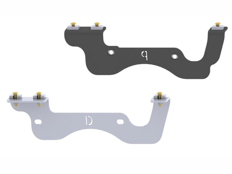 17-C F250/F350(EXCEPT CAB & CHASSIS)5TH WHEEL CUSTOM QUICK INSTALL BRACKETS(REQUIRES RAILKIT #58058)