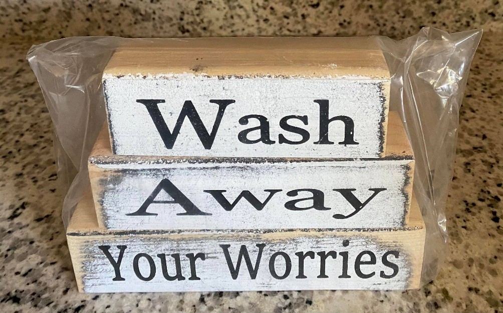 Wash Away Your Worries Blocks