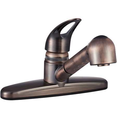 Non-Metallic Pull-Out RV Kitchen Faucet - Oil Rubbed Bronze