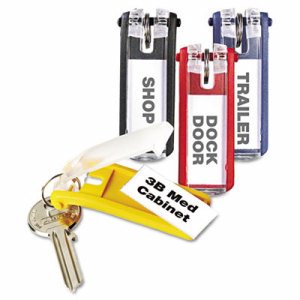 DURABLE Key Tag - Plastic - 24 / Pack - Assorted
