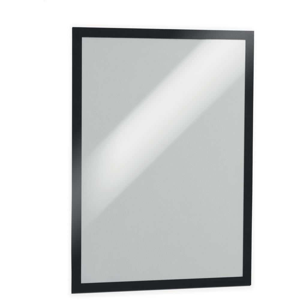 DURABLE DURAFRAME Self-Adhesive Magnetic Tabloid Sign Holder - Horizontal or Vertical, 12.25" x 18" Frame Size - Holds