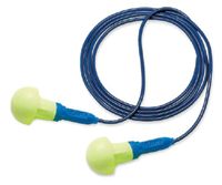 E-A-R Push-Ins Corded Earplugs - Corded, Comfortable, Disposable - Noise Protection - Foam, Polyurethane - Yellow - 200 / Box