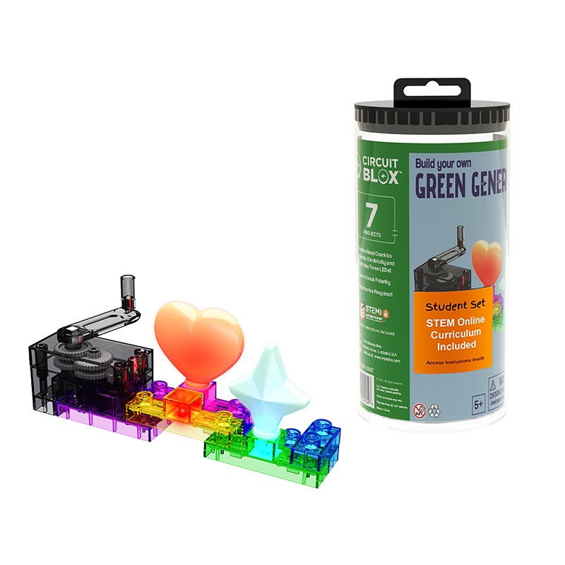 Circuit Blox Green Generator 7 Project Student Set