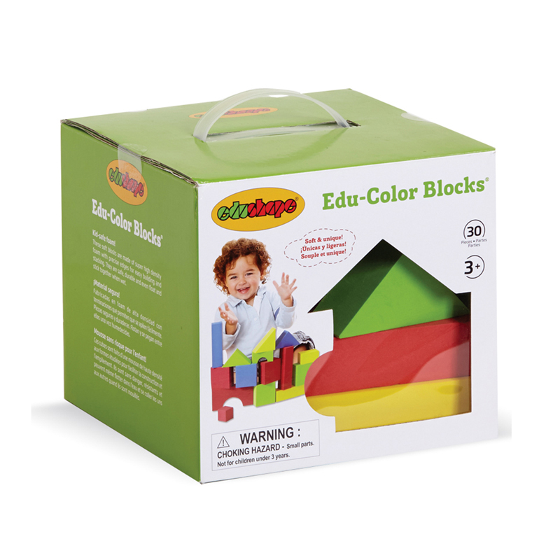 Edu-Color Building Blocks, 30 Pieces